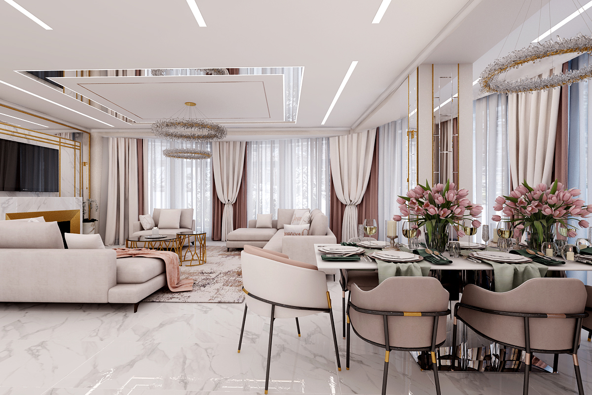 Частный дом для большой семьи 